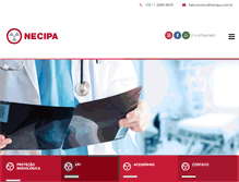 Tablet Screenshot of necipa.com.br
